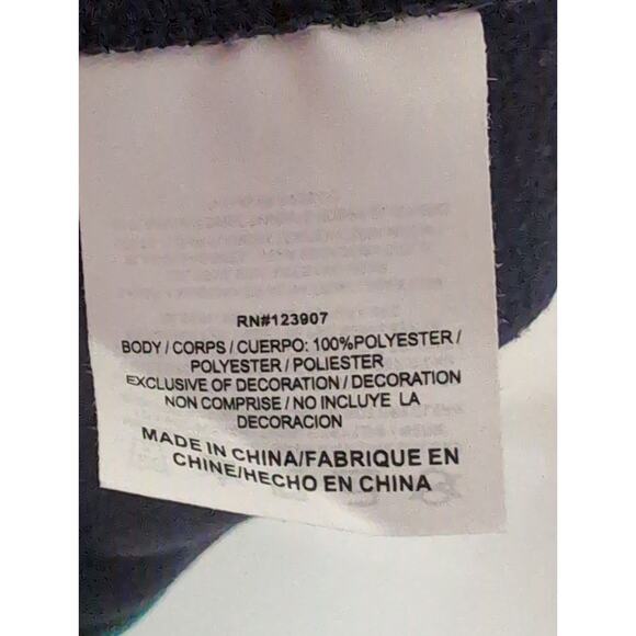 XXL Sperry dressy winter knit navy zip sweater pullover - Picture 6 of 7